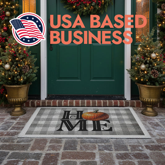 Home Pumpkin Doormat