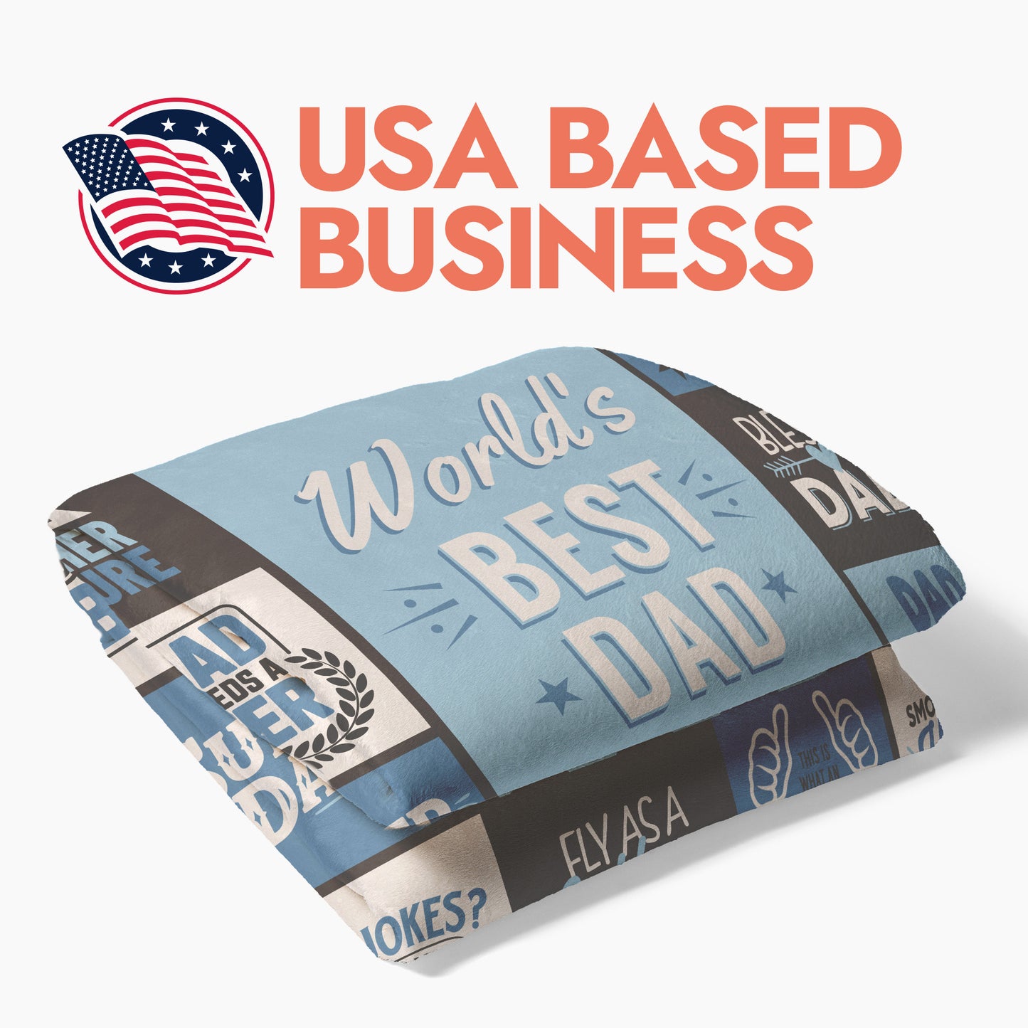 World's Best Dad Blanket