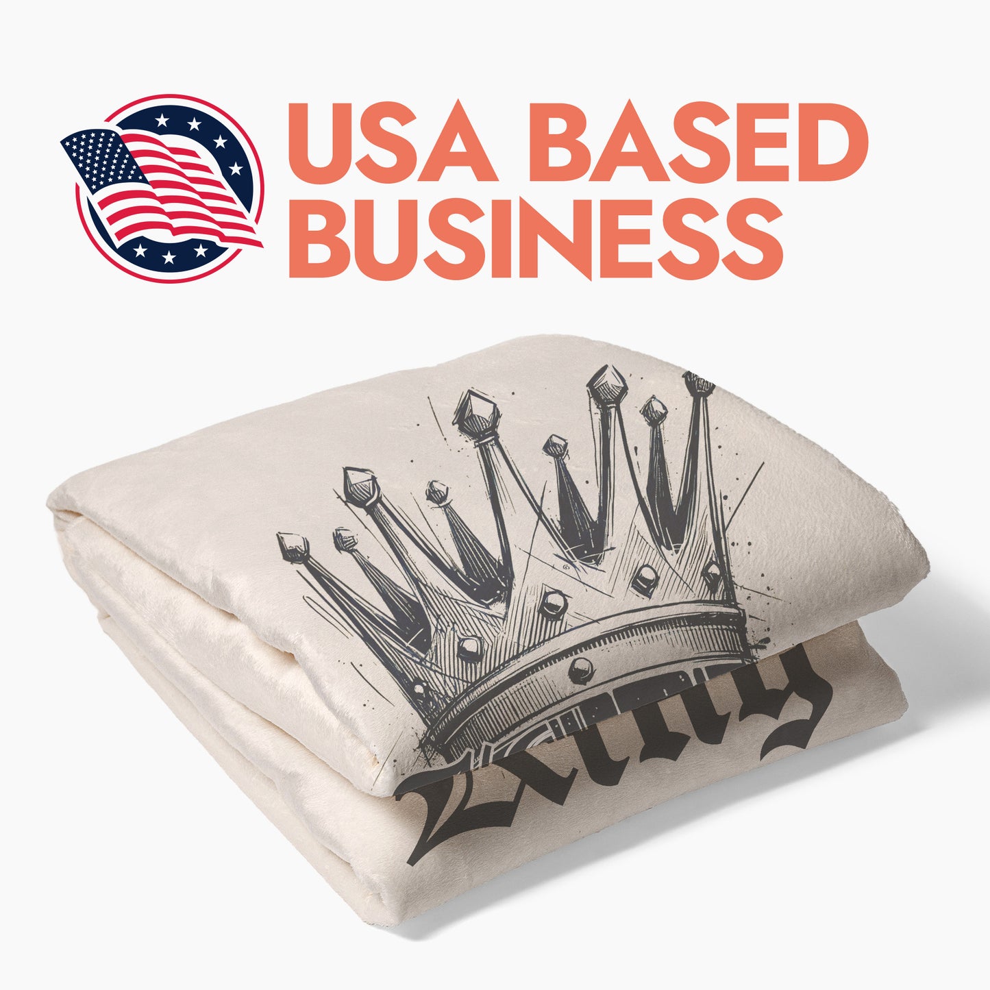 King Blanket - White Background