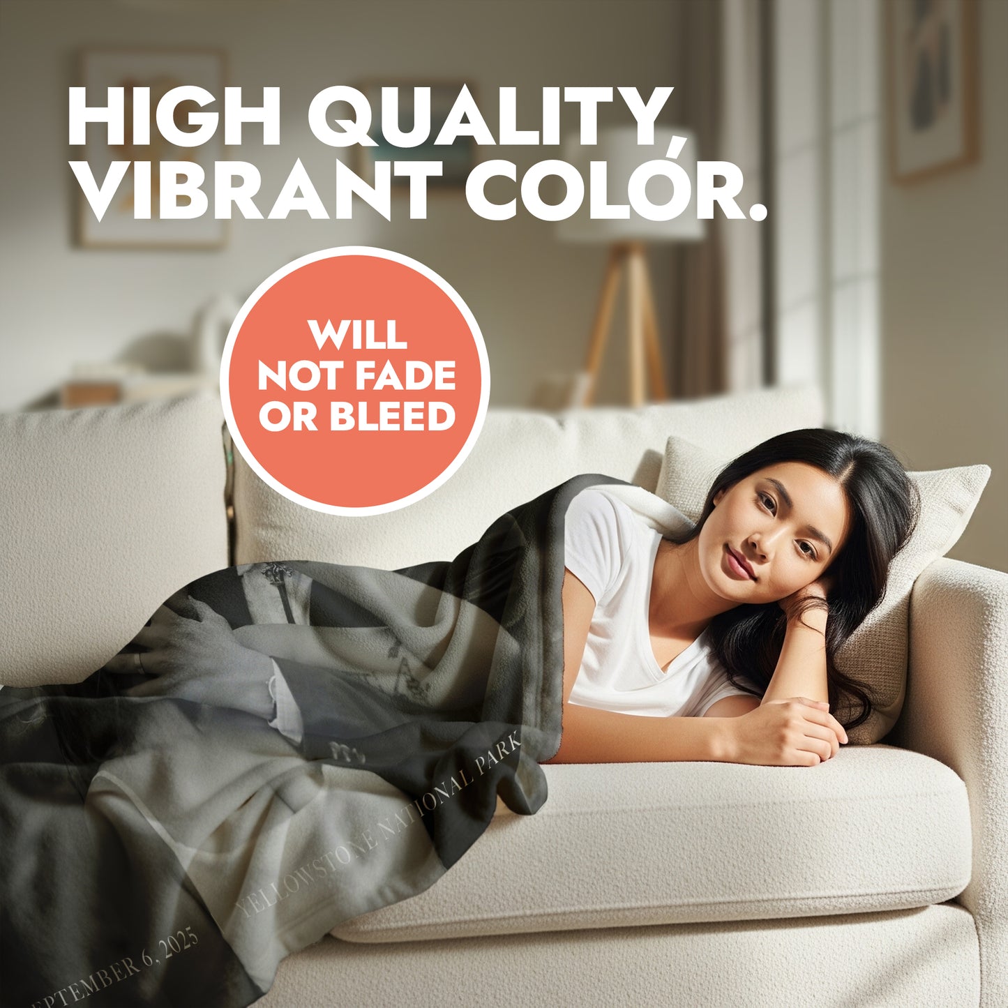 Engagement Photo Blanket