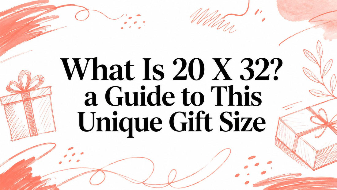 What Is 20 X 32? a Guide to This Unique Gift Size