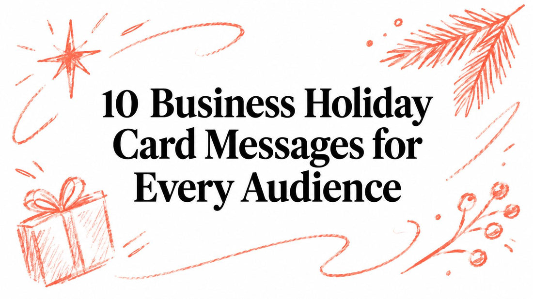 10 Business Holiday Card Messages for Every Audience