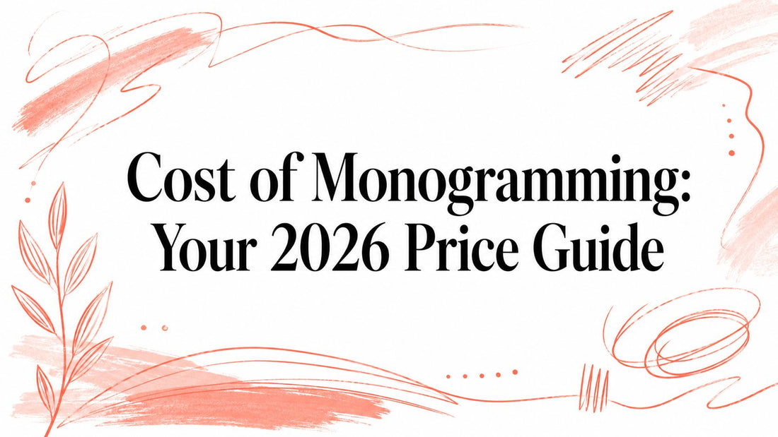 Cost of Monogramming: Your 2026 Price Guide
