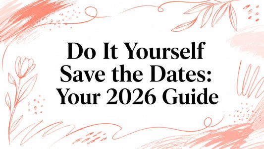 Do It Yourself Save the Dates: Your 2026 Guide