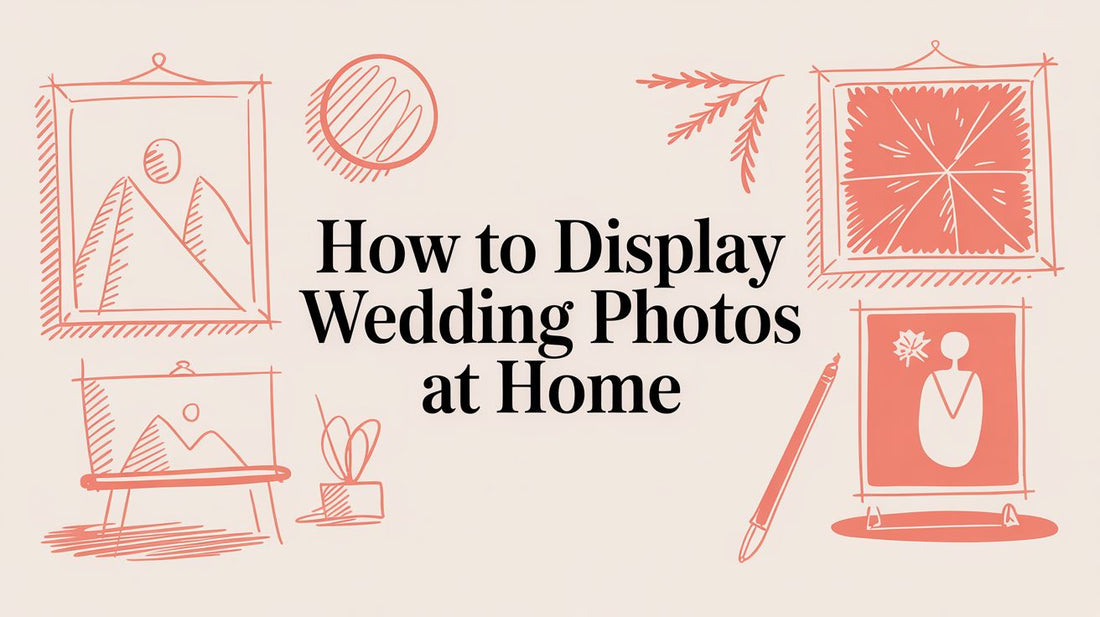 How to Display Wedding Photos at Home