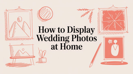 How to Display Wedding Photos at Home