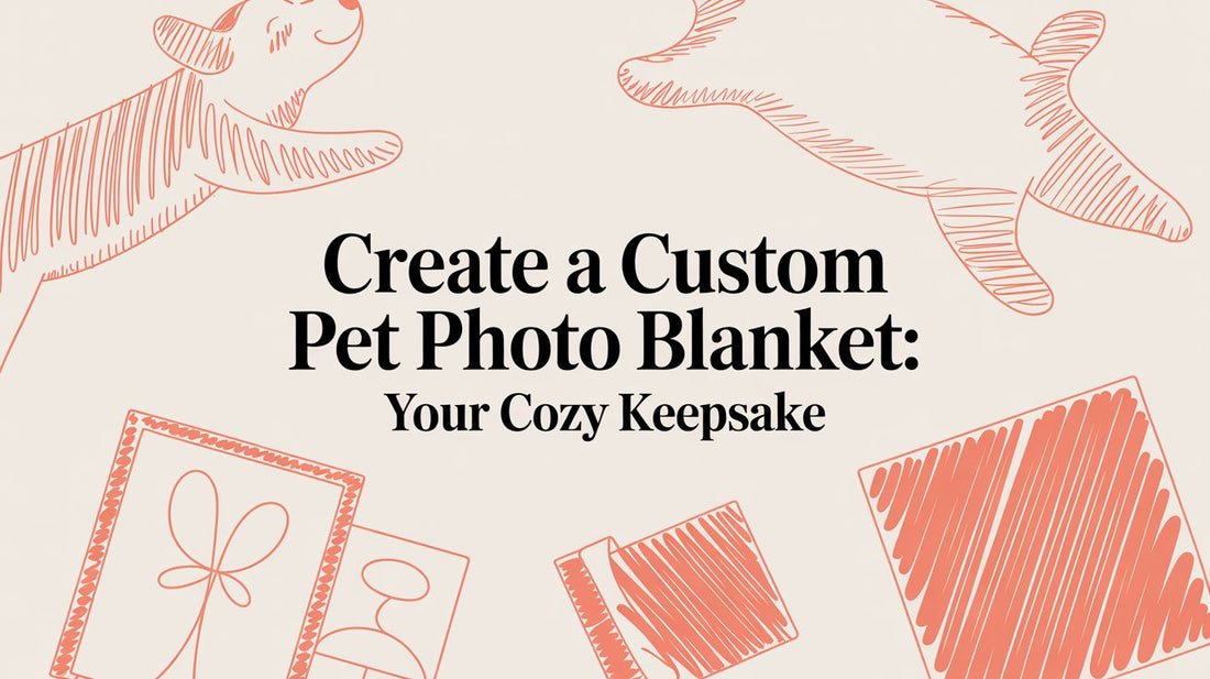 Create a custom pet photo blanket: Your cozy keepsake