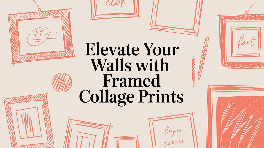 Elevate Your Walls with Framed Collage Prints