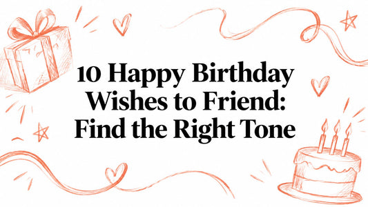 10 Happy Birthday Wishes to Friend: Find the Right Tone