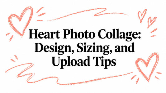 Heart Photo Collage: Design, Sizing, and Upload Tips