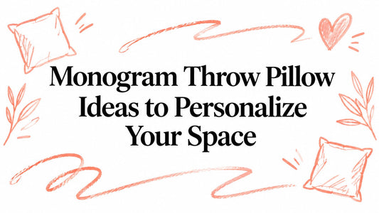 Monogram Throw Pillow Ideas to Personalize Your Space