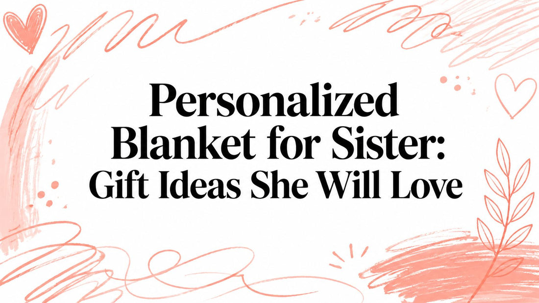 Personalized Blanket for Sister: Gift Ideas She Will Love