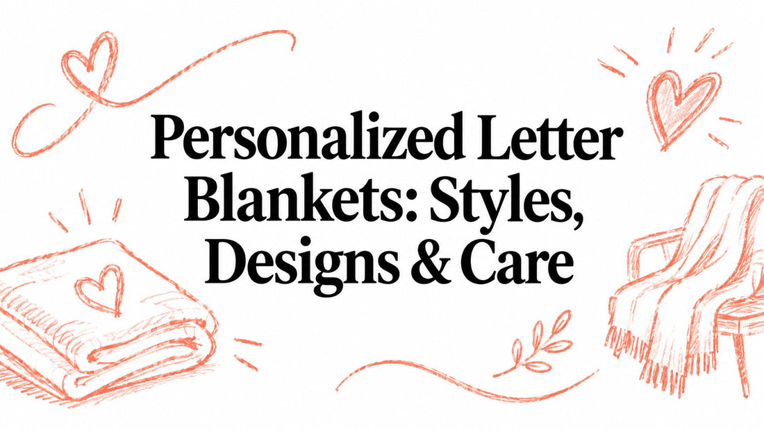 Personalized Letter Blankets: Styles, Designs & Care