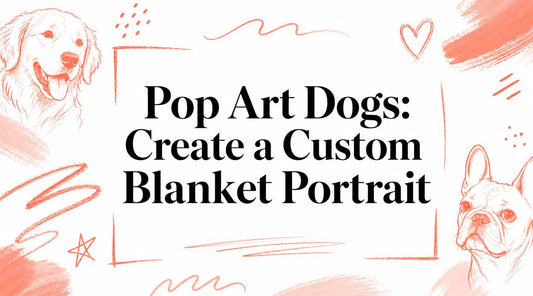 Pop Art Dogs: Create a Custom Blanket Portrait