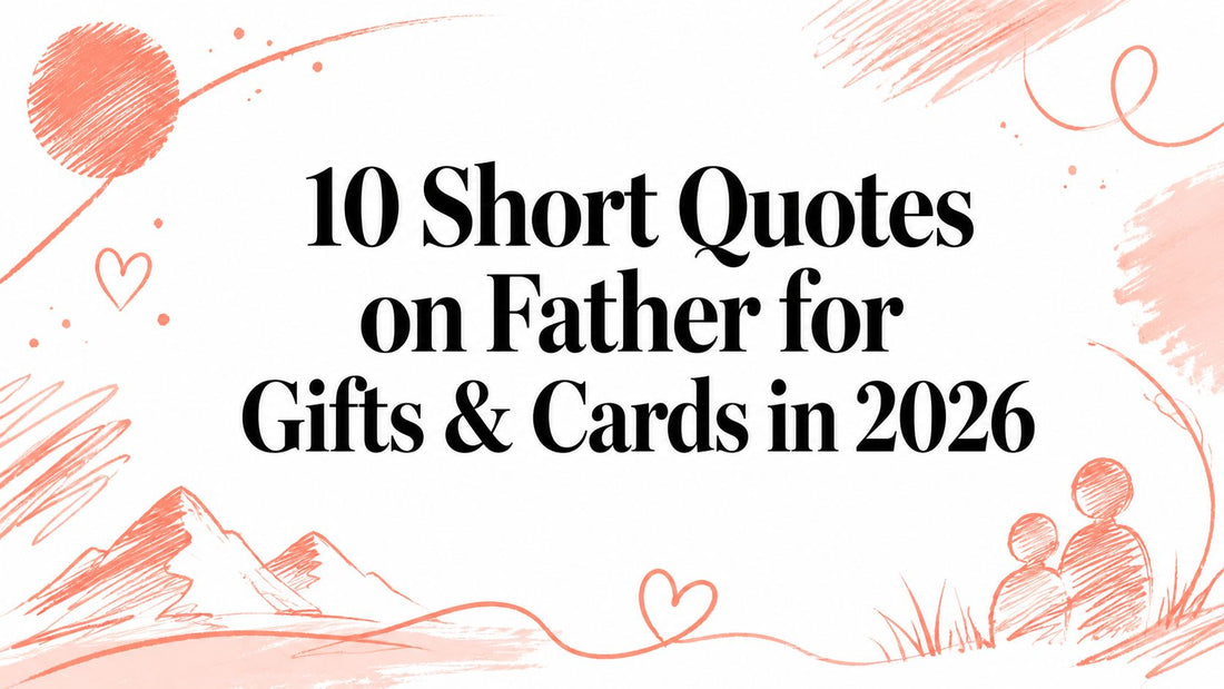 10 Short Quotes on Father for Gifts & Cards in 2026