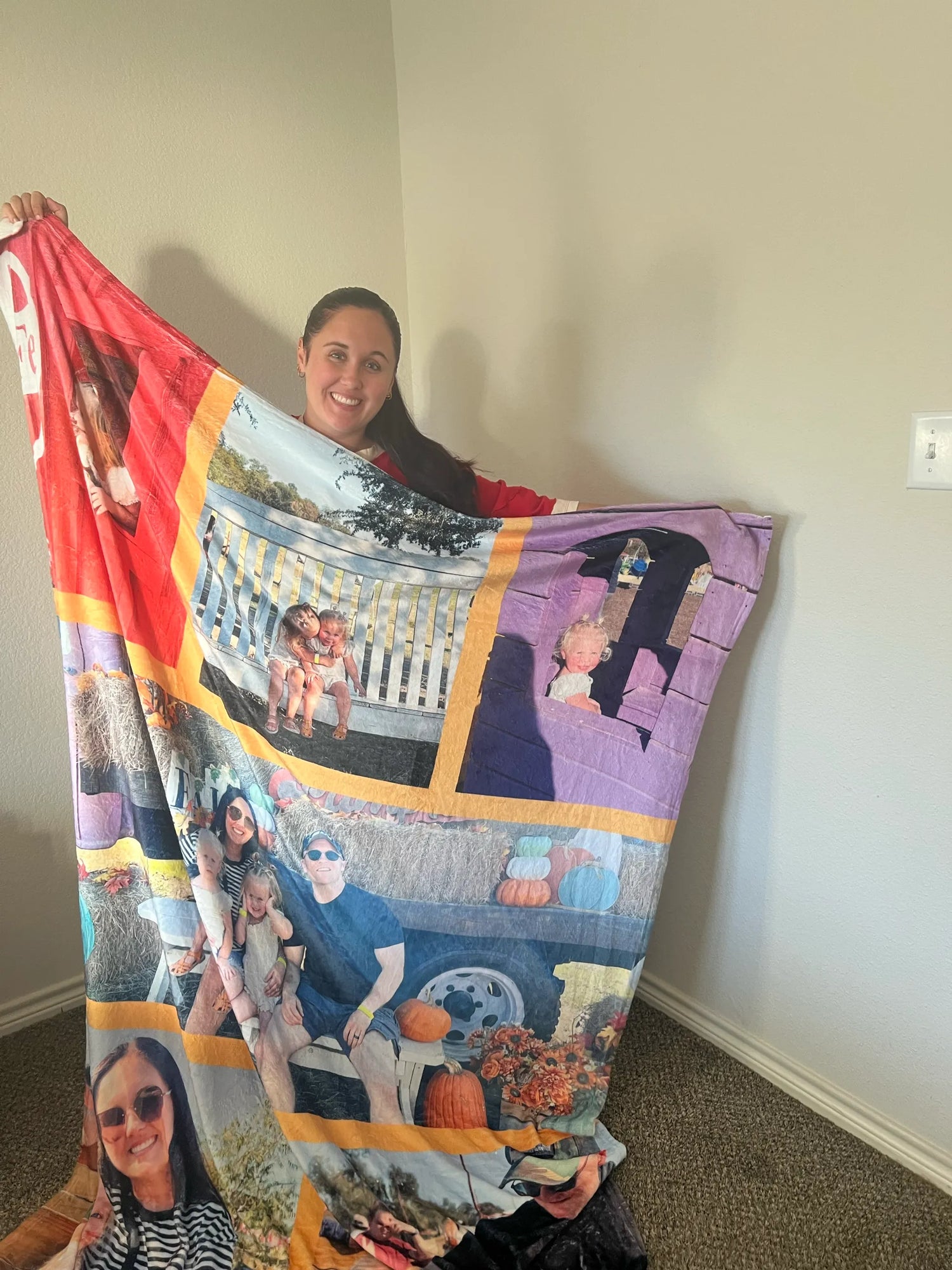 Custom Photo Collage Blankets