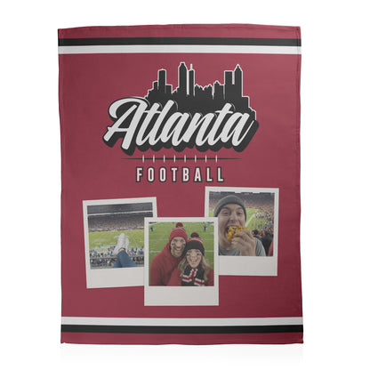 Football City Photo Sherpa Blanket