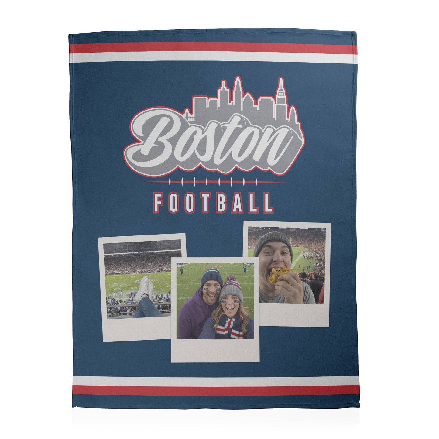 Football City Photo Sherpa Blanket