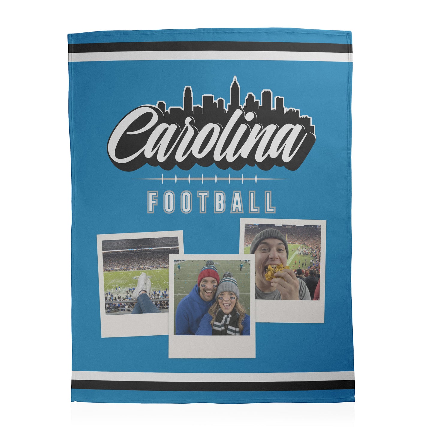 Football City Photo Sherpa Blanket