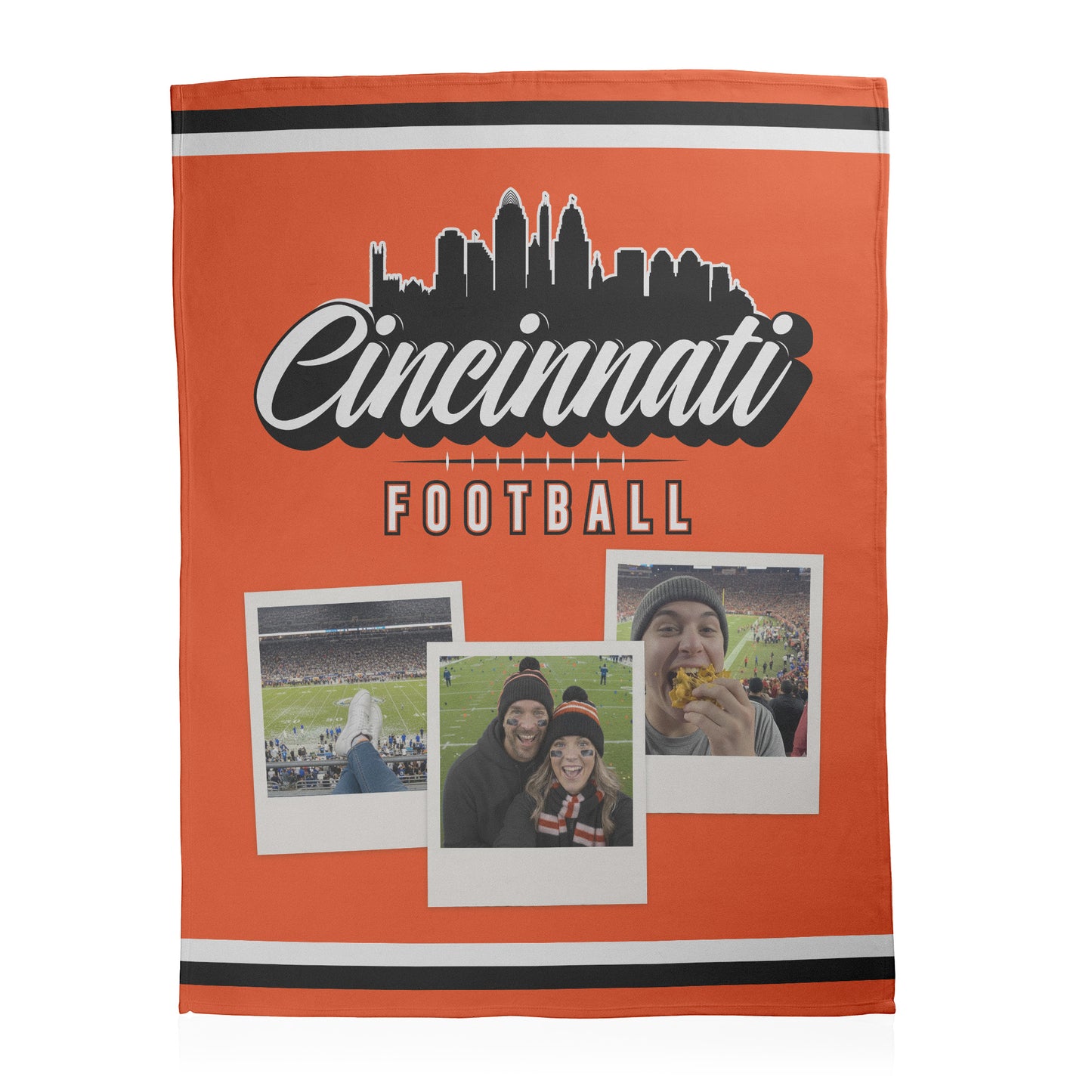Football City Photo Sherpa Blanket