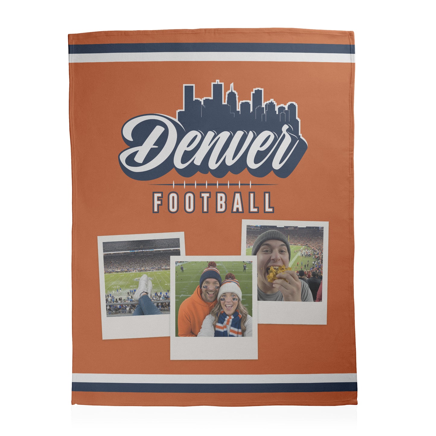 Football City Photo Sherpa Blanket