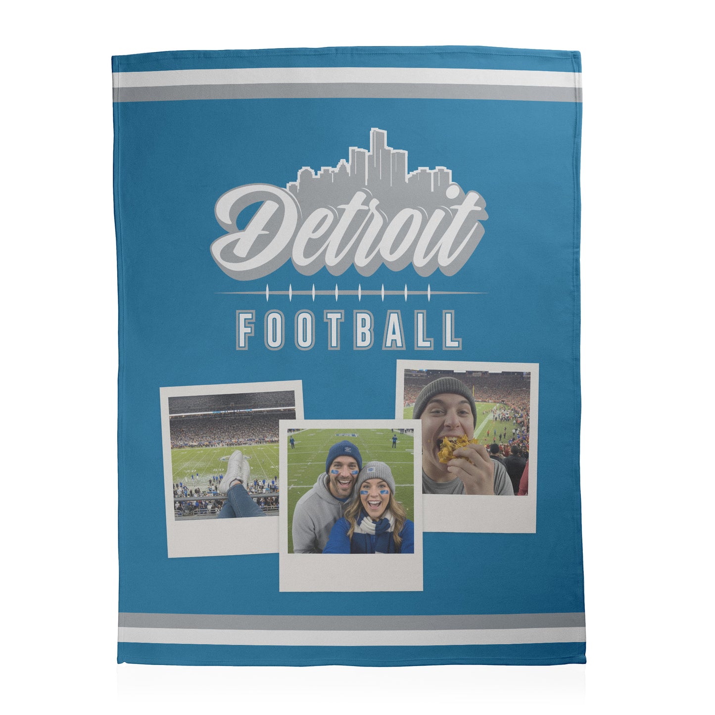 Football City Photo Sherpa Blanket