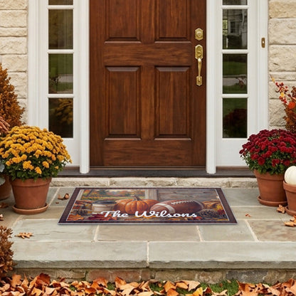 Personalized Text All Things Autumn Doormat