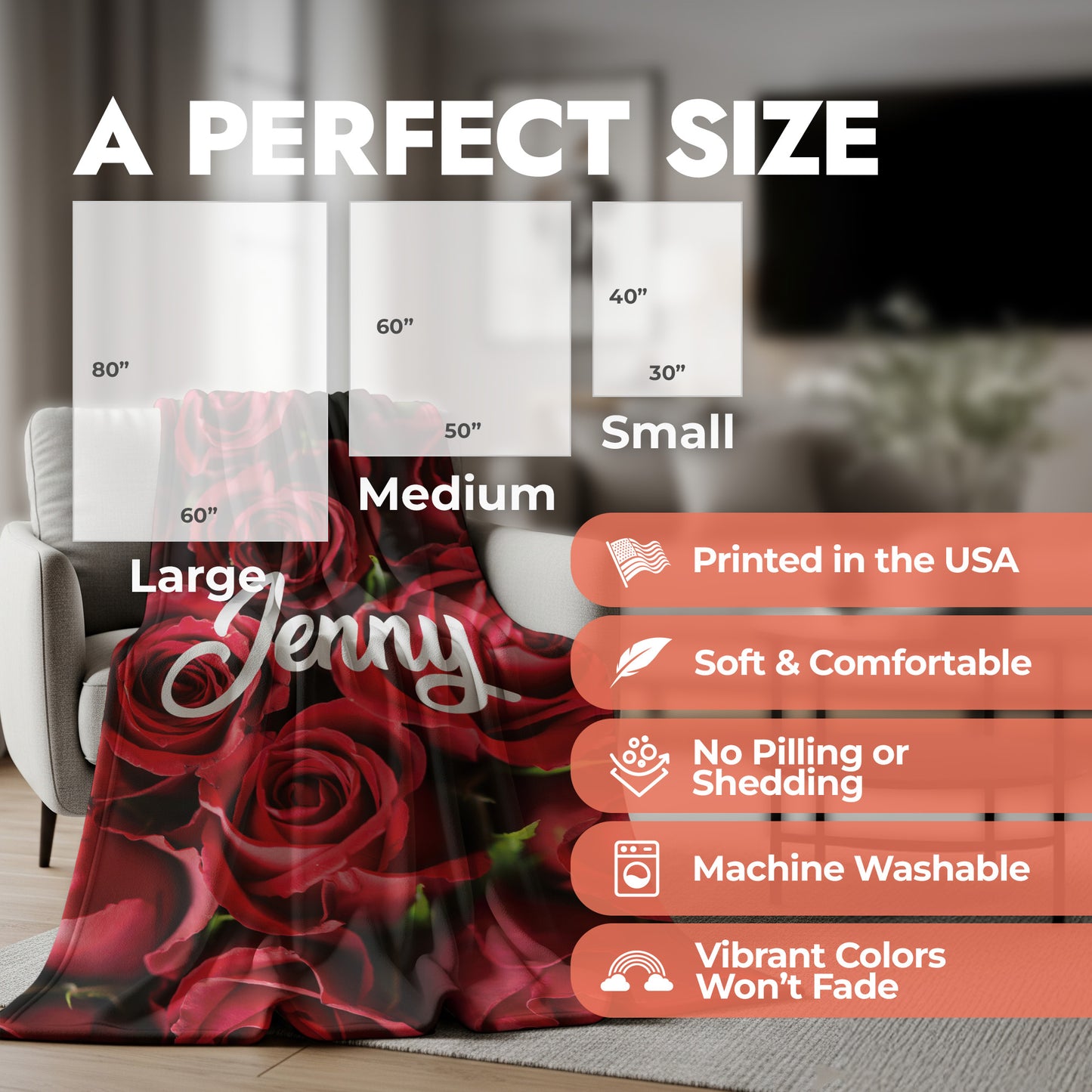 Floral Bouquet Blanket