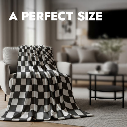 Custom Checkered Blanket