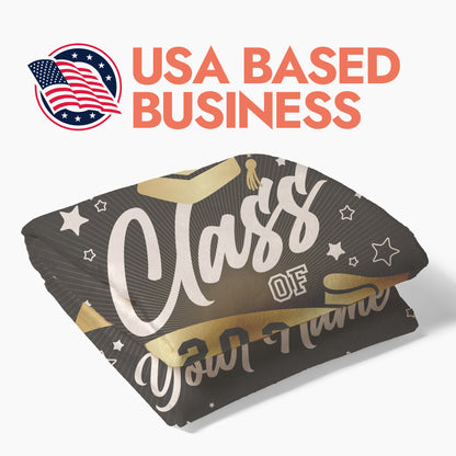 Class of Graduation Text Blanket