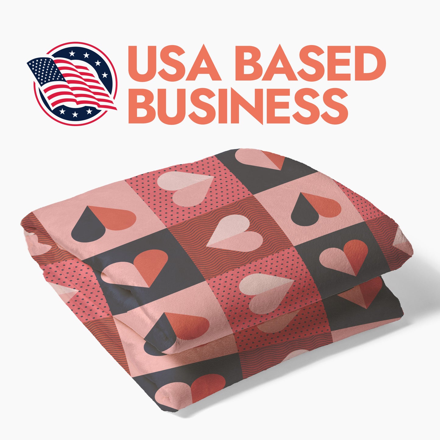 Heart Pop Art Blanket