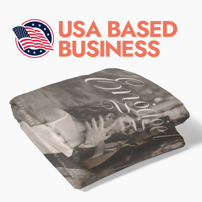 Engagement Photo Blanket