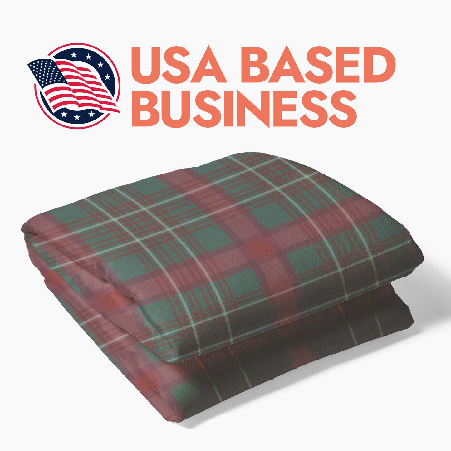 Custom Tartan Holiday Blanket