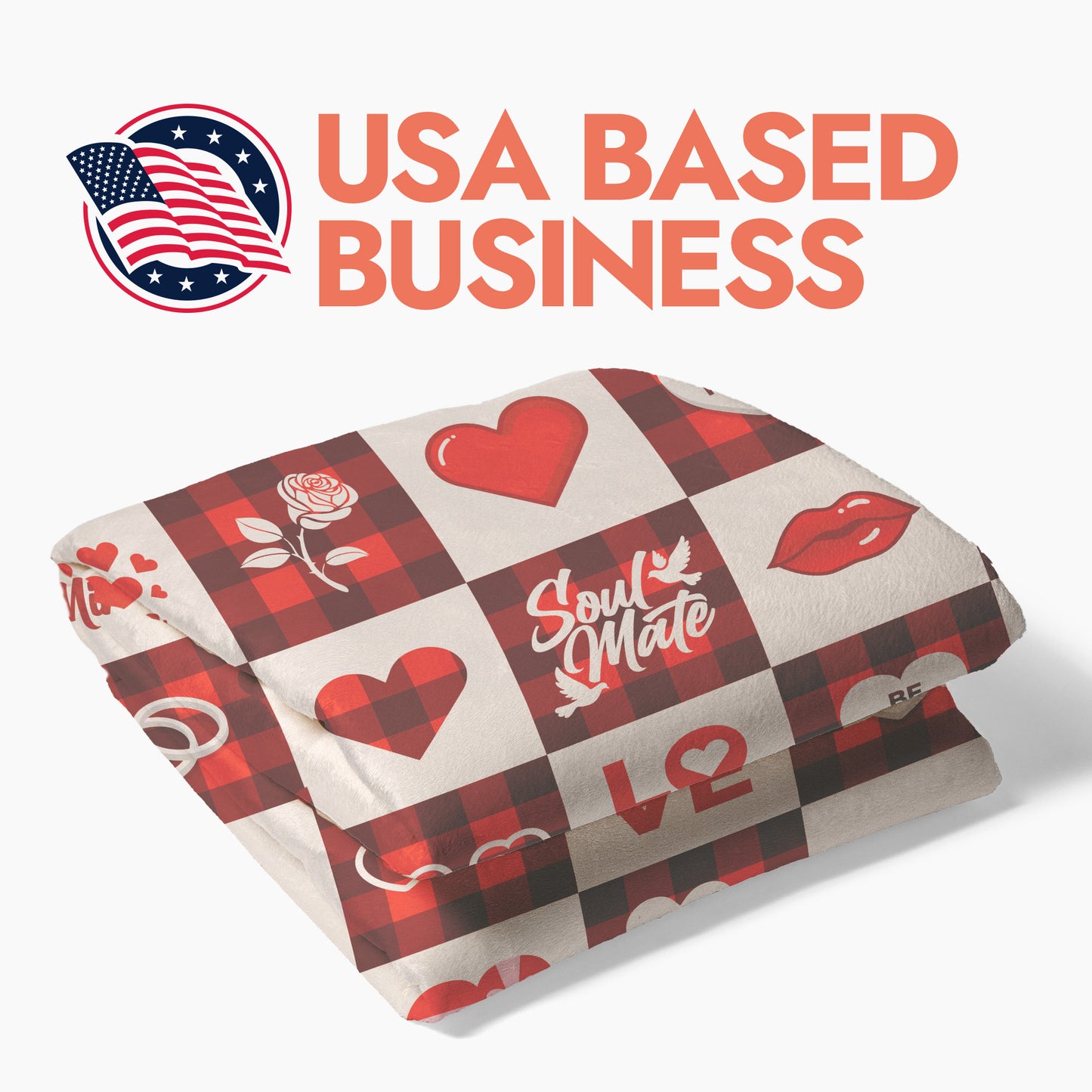 Checkered with Love Blanket