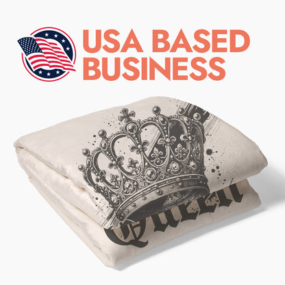 Queen Blanket - White Background