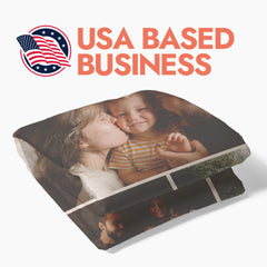 Family Photo Collage Blanket (Six Pictures)