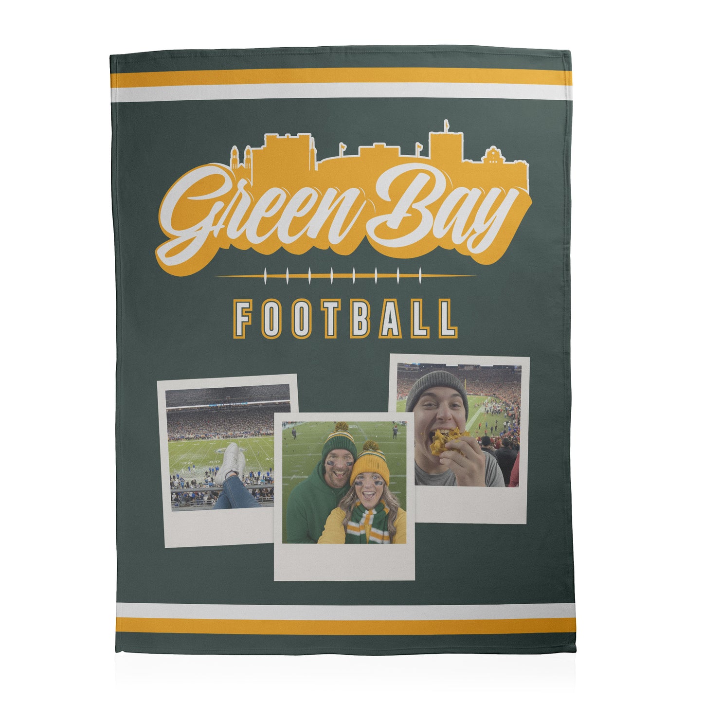 Football City Photo Sherpa Blanket