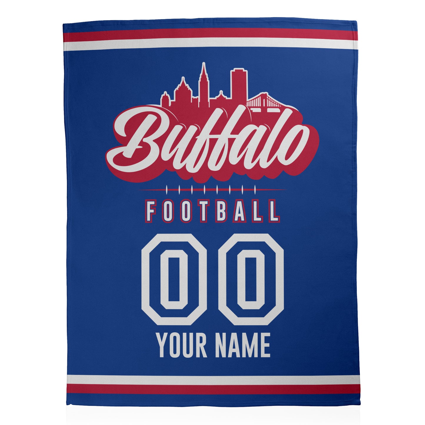 Football City Sherpa Blanket