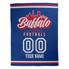Football City Sherpa Blanket