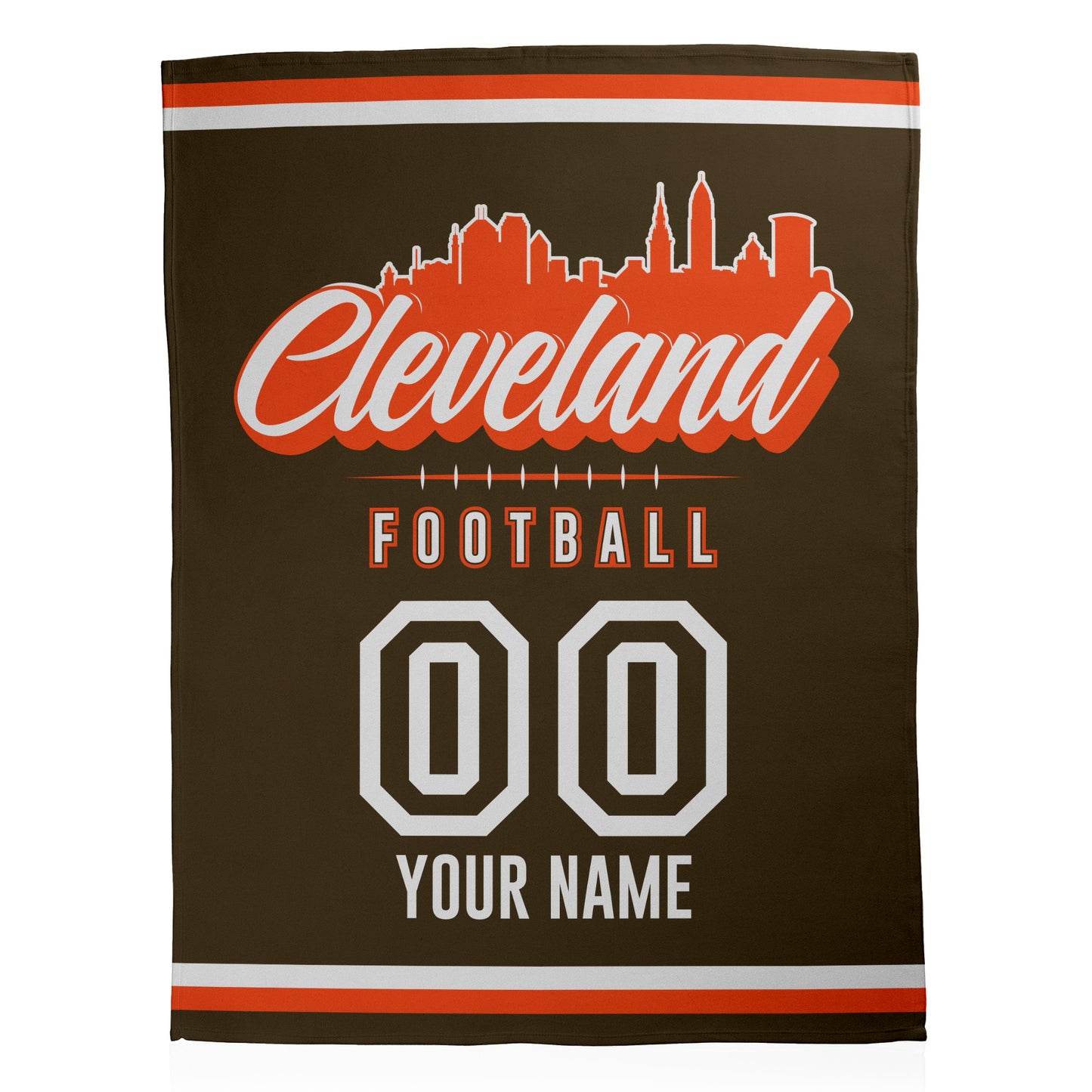 Football City Sherpa Blanket