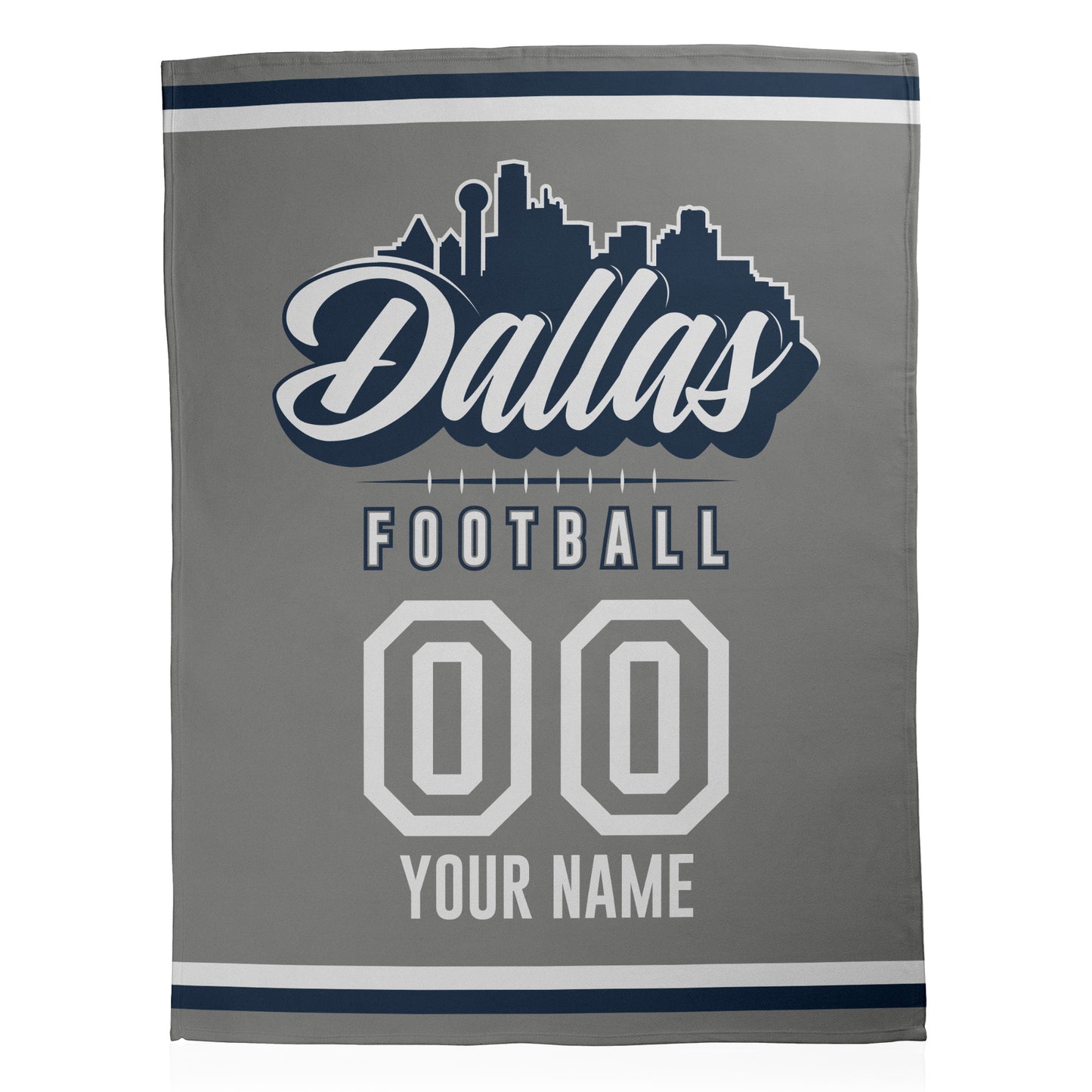 Football City Sherpa Blanket