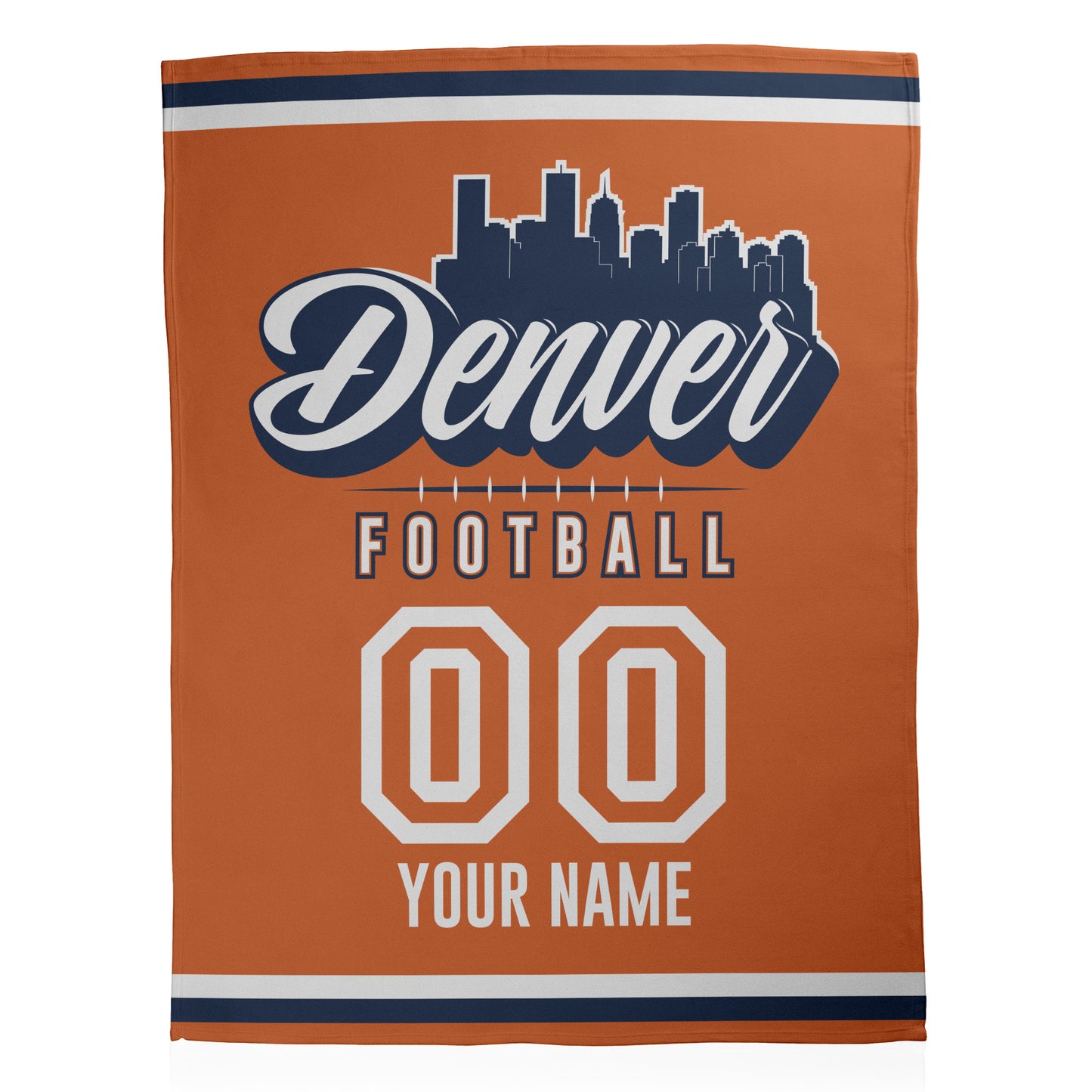 Football City Sherpa Blanket