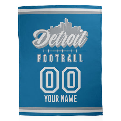 Football City Sherpa Blanket