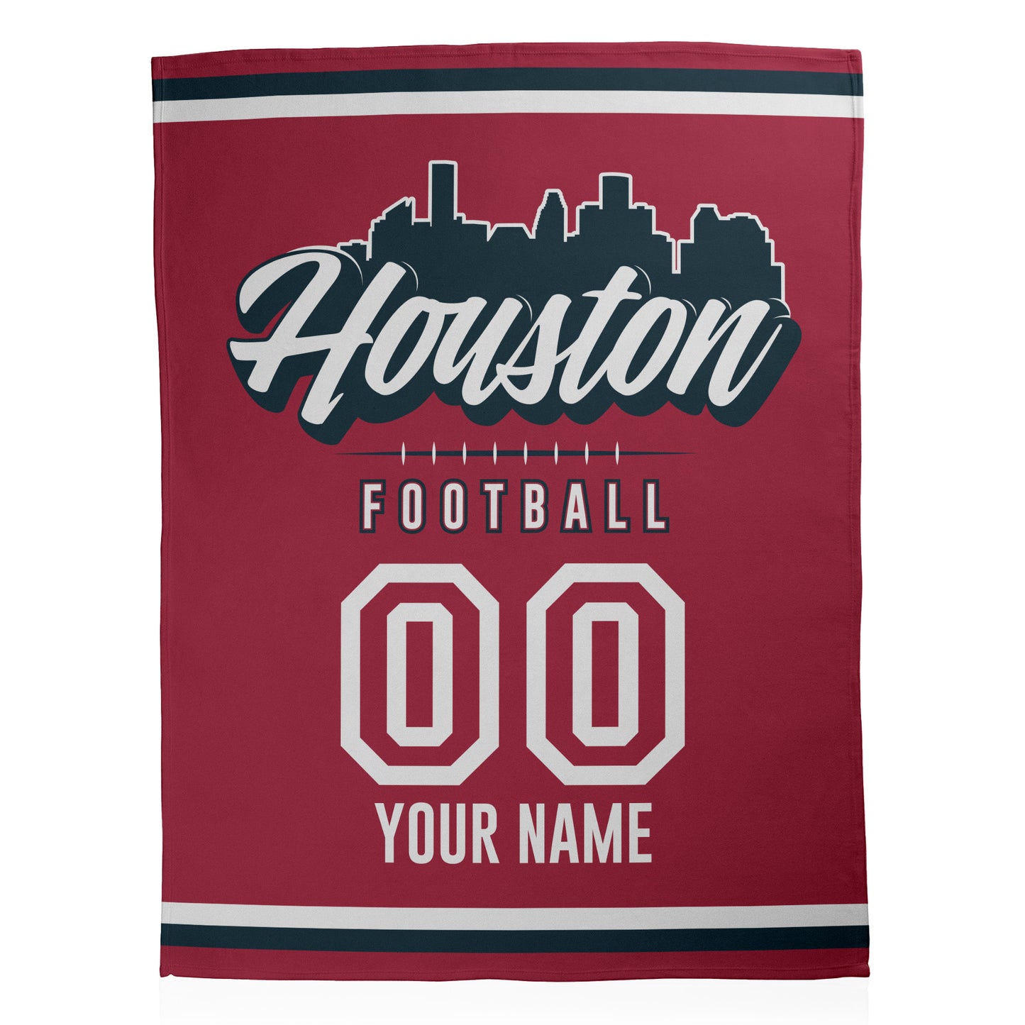 Football City Sherpa Blanket