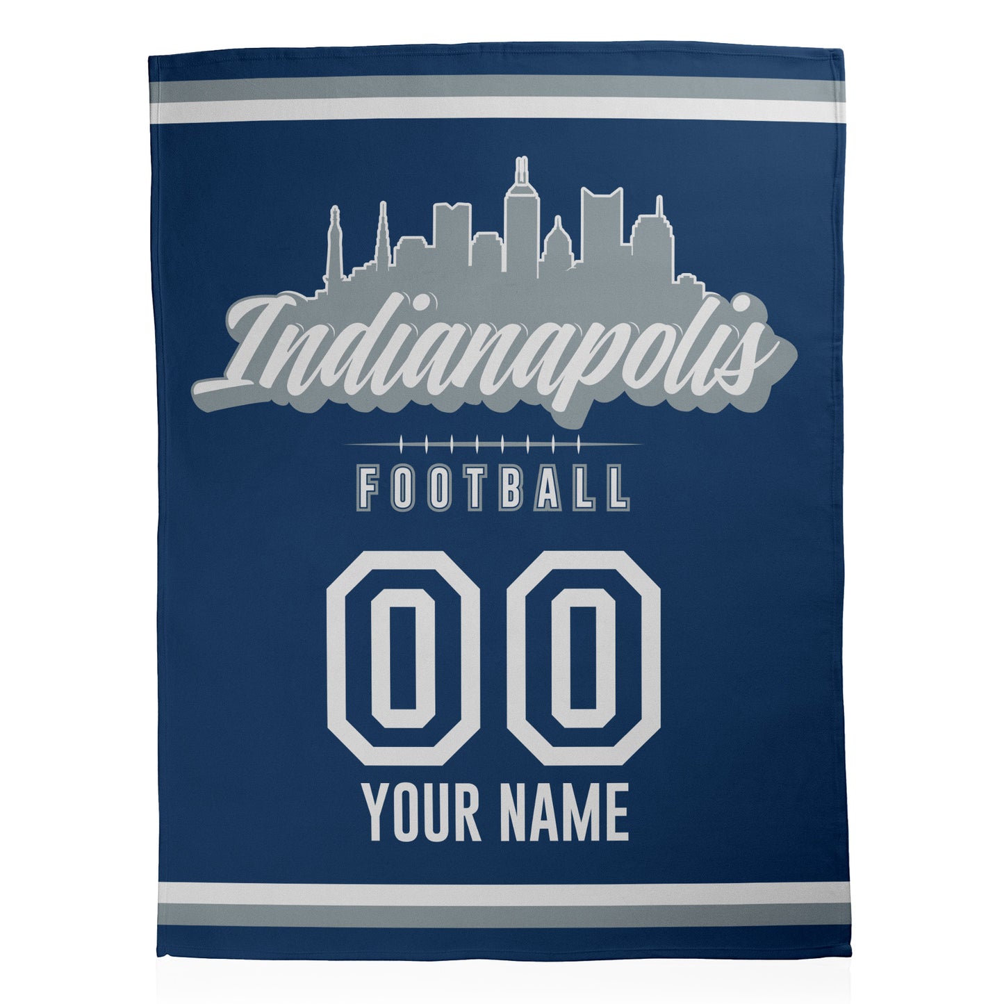 Football City Sherpa Blanket