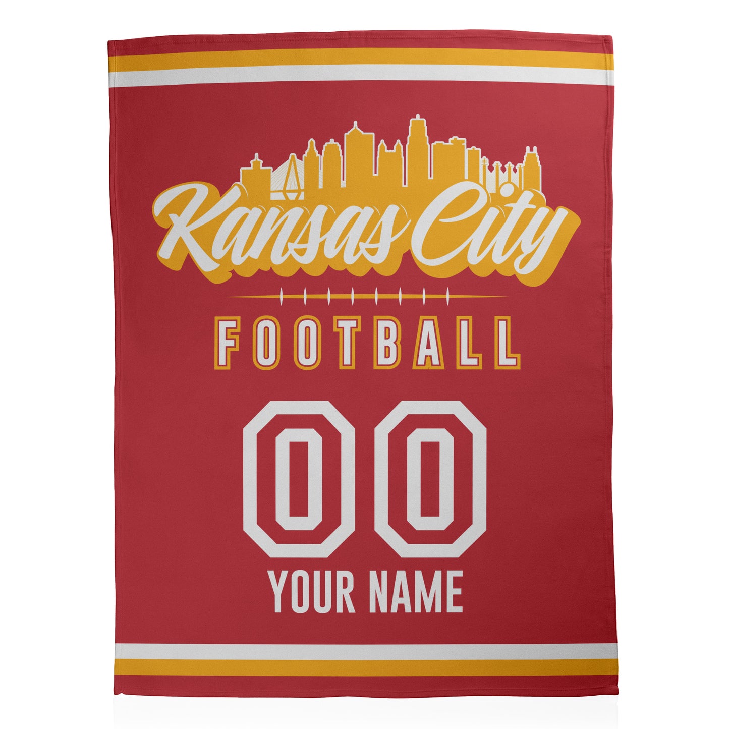 Football City Sherpa Blanket