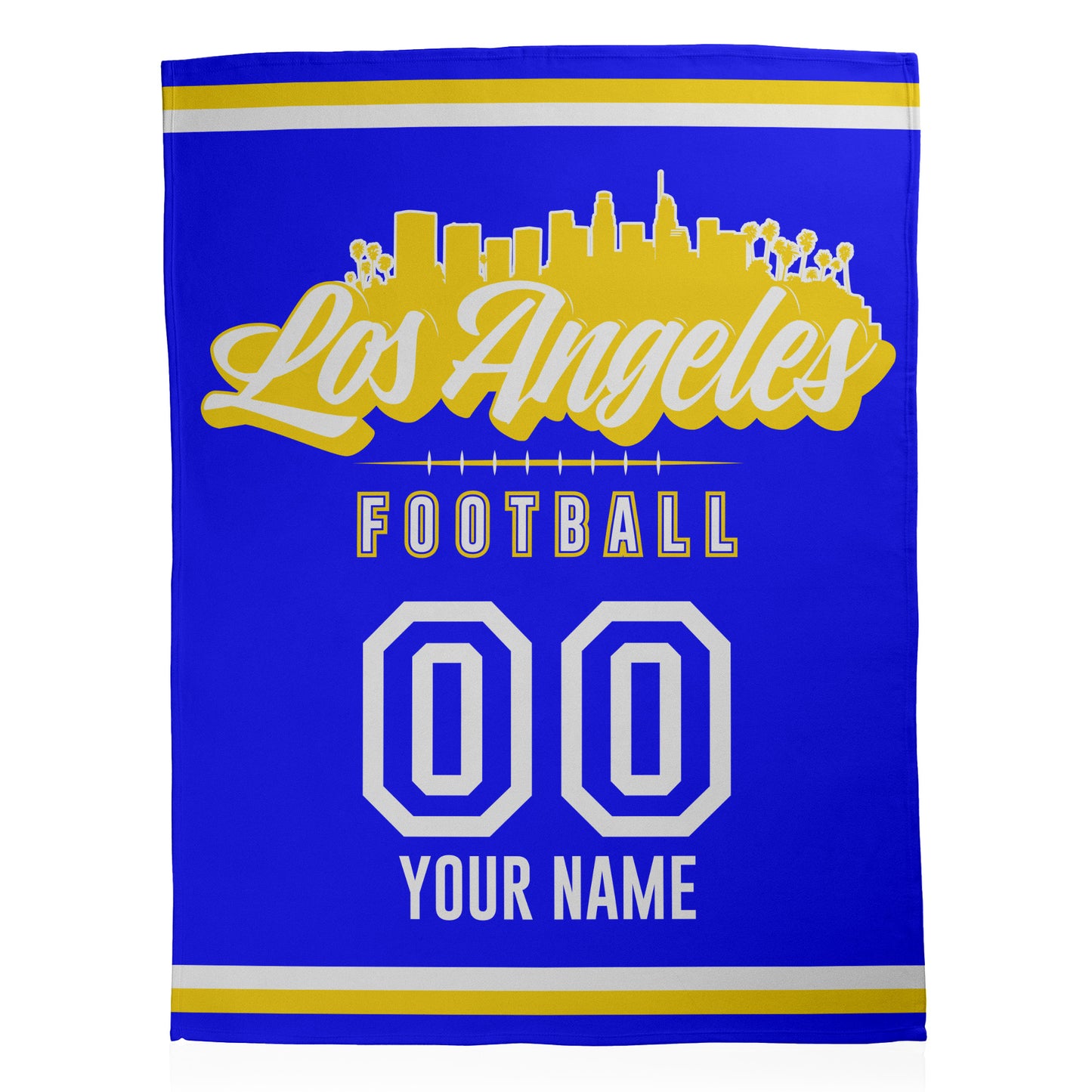 Football City Sherpa Blanket