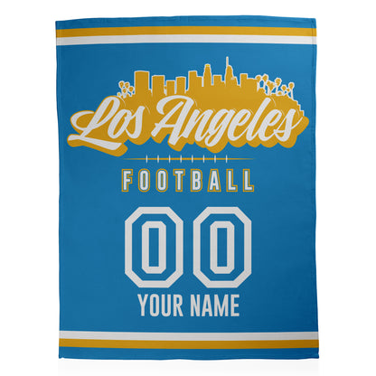 Football City Sherpa Blanket