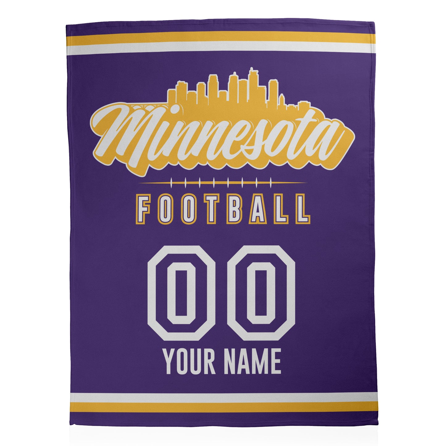 Football City Sherpa Blanket