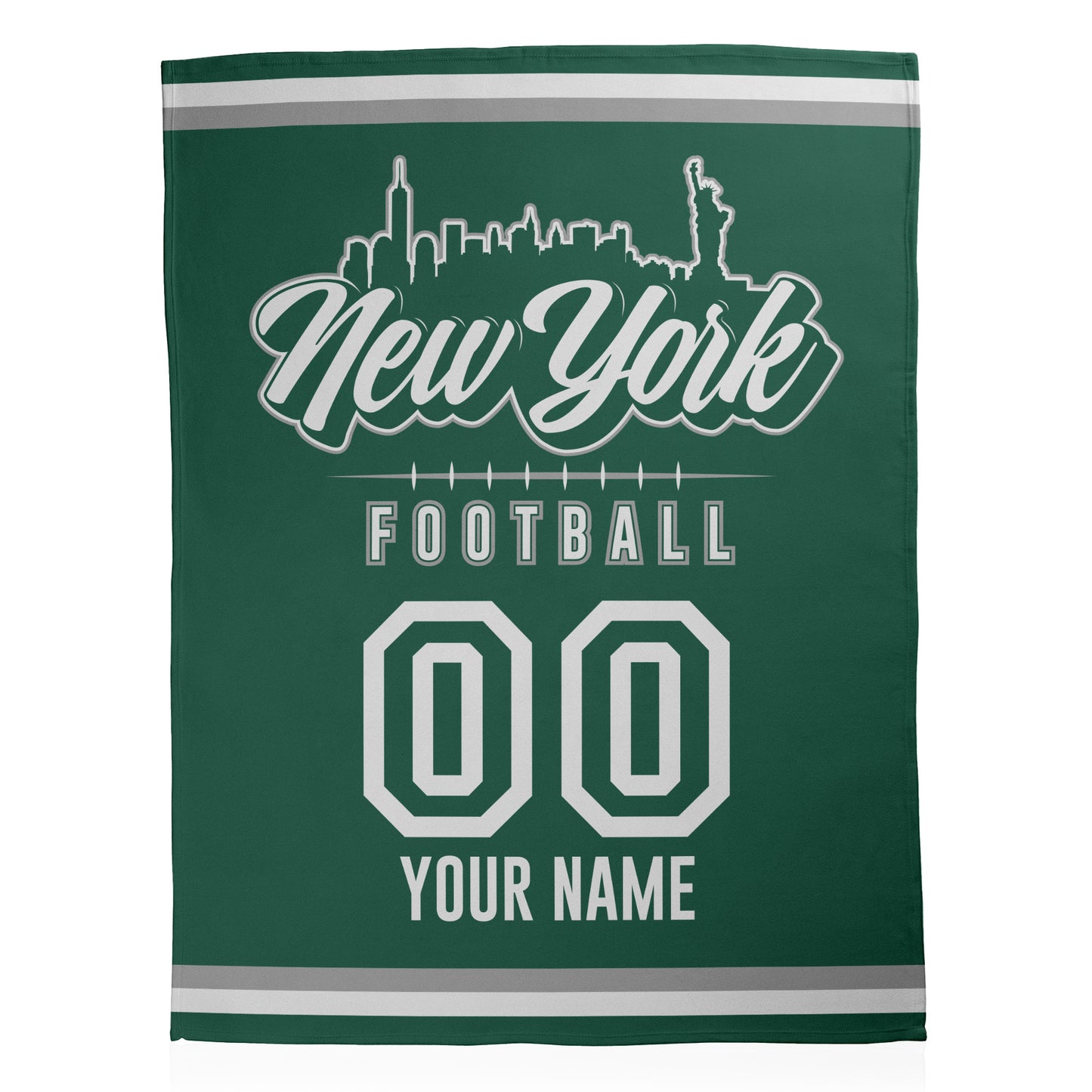 Football City Sherpa Blanket